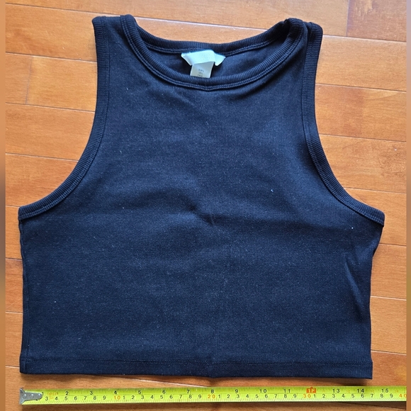 H&M Black Ribbed Tank Top - Picture 7 of 7